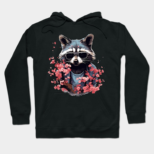 Cottagecore Kawaii Anime Raccoon Men Women Funny Raccoon Hoodie by KsuAnn